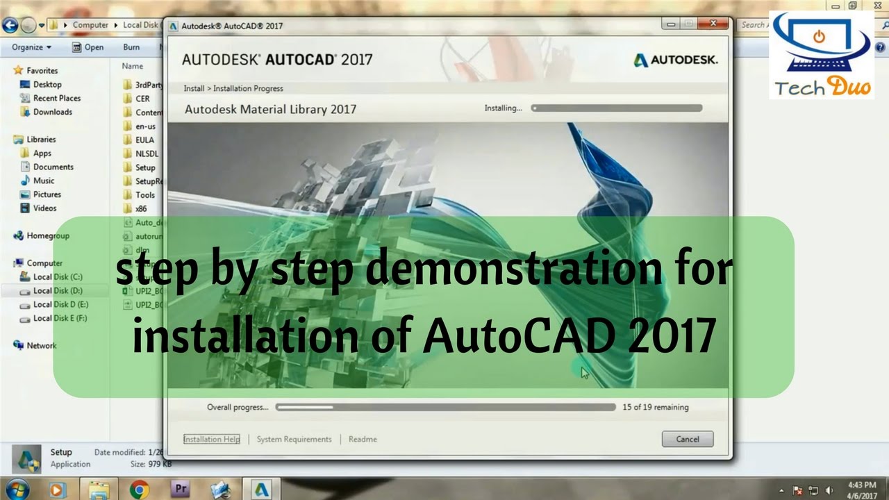 autocad 2017 64 bit installer